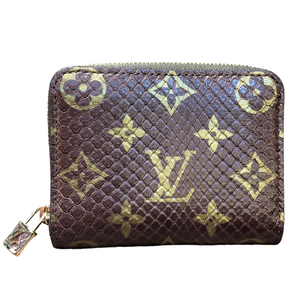 ルイ・ヴィトン LOUIS VUITTON ジッピーコインパース N80149 モノグラム モノグラム・パイソン コインケース ユニセックス 中古