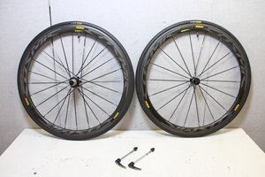 ○MAVIC マビック COSMIC PRO CARBON SL UST RIM シマノフリー 11/12s対応 クリンチャー チューブレス カーボンホイールセット 美品