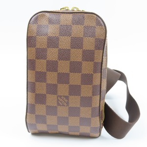 42629★1円スタート★LOUIS VUITTON ルイヴィトン 極美品 ジェロニモス ショルダーバッグ ダミエ ボディバッグ エベヌ