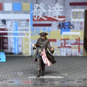 【KS-570】1/64 スケール ジャック・スパロウ 海賊 フィギュア ミニチュア ジオラマ ミニカー トミカ