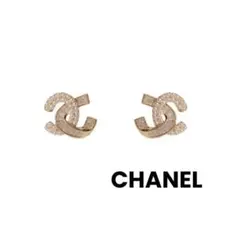 ⭐️CHANEL ⭐️ピアス/ゴールド&ストーン　1 ペア