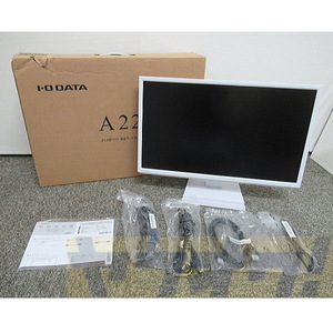 I-O DATA【中古】21.5型ワイド液晶ディスプレイ【LCD-AH221EDW-B】ホワイト モニター【送料無料】アイ・オー・データ