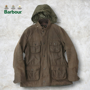 Barbour バブアー CORBRIDGE フード付 中綿オイルドジャケット ブラウン(XXL) コーブリッジ ハンティング