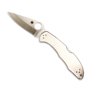 アウトドアナイフ 日本製 C11P スパイダルコ デリカ4 ステンレス 直刃 Spyderco サバイバルナイフ