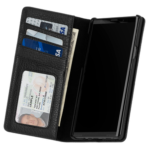 即決送料込)【二つ折手帳型ケース】Case-Mate Samsung Galaxy Note 9 SC-01L/SCV40 Wallet Folio Black ICカード収納 本革