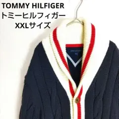 TOMMY HILFIGER　トミーヒルフィガー　セーター　ライン　XXLサイズ