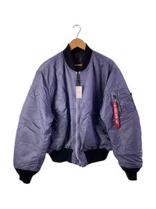 ALPHA INDUSTRIES◆フライトジャケット/フォトプリントリバーシブルMA-1/XL/ナイロン/GRY/TA0411-9007//