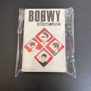 BOOWY カセットテープ INSTANT LOVE 氷室京介 布袋寅泰 松井常松 高橋まこと