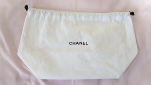 CHANEL シャネル 巾着 きんちゃく ポーチ ★非売品 ・ノベルティ ☆未使用 ・綿コットン100%・マチ有 ◇土日も迅速発送！