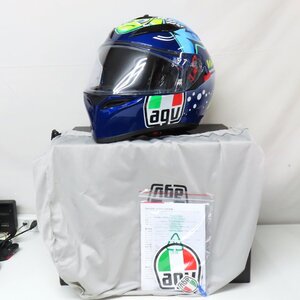 【未使用】【美品】【アジアンフィット】AGV K3 SV ROSSI MISANO 2015 フルフェイスヘルメット XLサイズ ロッシ バイク 二輪 レーサー