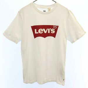 リーバイス ロゴプリント 半袖 Tシャツ S ホワイト Levi