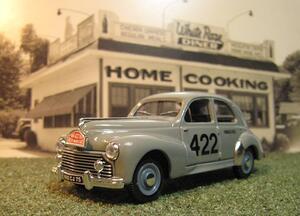 1/43 Solid ソリド Peugeot プジョー 203 Rally ラリー 1954 レトロ クラシック ノスタルジー アンティーク