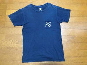 ★即決★POLeR　ポーラー★半袖ポケットTシャツ★Sサイズ（M相当）★ネイビー★CAMP VIBES★アウトドアT★メキシコ製★タグ無し★送料230円