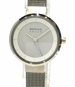 訳あり ベーリング 腕時計 日本限定モデル 14627-004 ソーラー ホワイト レディース BERING [0702]
