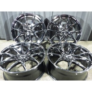 ハリアー RAV4等に◎RAYS VERSUS VV21S 社外アルミホイール 20ｘ8.5J 5穴 114.3 +45 Φ約72 4本SET◎中古 1本にガリ傷あり◎旭川手渡し可