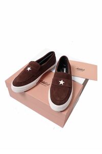 新品未使用　CONVERSE ADDICT ONE STAR LOAFER ワンスター 茶　BROWN US8.5 27cm コンバース　アディクト　ローファー