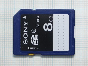 ★SONY ＳＤＨＣ メモリーカード ８GB 中古★送料８５円・１８５円