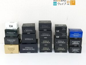 シマノ 13 ステラSW 14000XG・ダイワ スティーズ SV TW 1016SV-SHL 他 計18点 リール空箱 セット