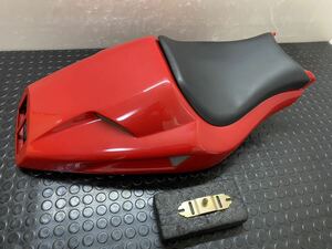 DUCATI 748 ドゥカティ 純正 シートカウル ( アカ ) フロントシート 595.1.027.1A / 483.1.019.1A 916 / 996 / 998 シングルシートカウル