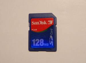 SanDisk 128MB SD メモリーカード 