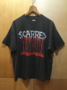 ビンテージ SCARRED ツアー バンド Tシャツ XL 黒 90s 古着