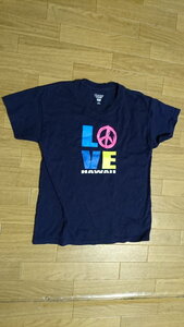 Hanes　ヘインズ　ハワイ 半袖Tシャツ　Mサイズ　USED 値下げ used プ1