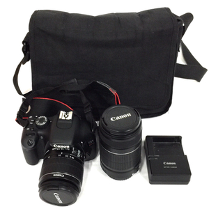 1円 Canon EOS Kiss X4 EF-S 18-55mm 1:3.5-5.6 IS II 55-250mm 1:4-5.6 IS II デジタル一眼レフカメラ L151429