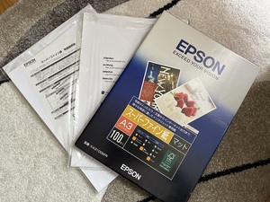 EPSON エプソン A3 スーパーファイン紙 マットタイプ 100枚入り／KA3N100SFR