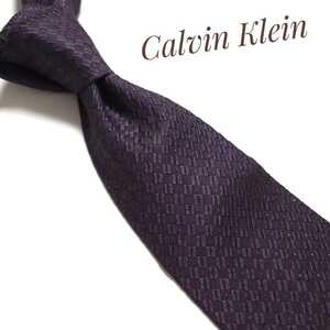 Calvin Klein カルバンクライン ネクタイ ブランド 紫 1375