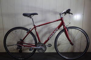 人気良品！GIANT ESCAPE R3 700C アルミ 24速 470mm RED クロスバイク