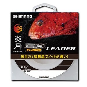 シマノ(SHIMANO) ショックリーダー 炎月 真鯛 EX フロロカーボン 30m 6.0号 クリアー CL-G26P 釣り糸