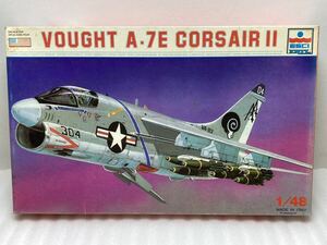 即決 ESCI ERTL 1/48 VOUGHT A-7 E CORSAIR II ヴォート コルセア 4014 未組立て イタリア製 1980年代 エッシー 当時物 希少 絶版