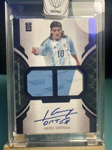 ●A211:アリエル・オルテガ Ariel Ortega 2022 FANSMALL ARGENTINA on card AUTO 直筆サインカード 25枚限定