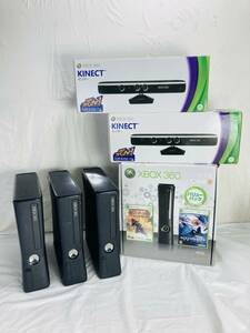 XBOX360 CONSOLE 本体 Model:1439 / KINECT キネクト まとめ セット ジャンク HY-240808126