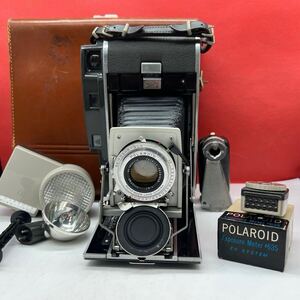 ♪ POLAROID LAND CAMERA 120 蛇腹カメラ フィルムカメラ レンジファインダー YASHICA-YASHINON F4.7 127mm 動作確認済 ポラロイド