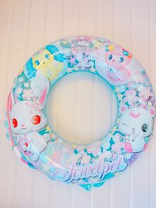 ①サンリオ ジュエルペット 60cm 浮き輪 空気ビニール 空ビ ブルー うきわ ルビーちゃん inflatable Jewelpet PoolToys SwimRing PoolFloat