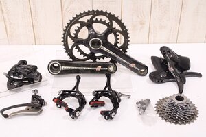 ★CAMPAGNOLO カンパニョーロ RECORD 2x11s リムブレーキ グループセット 170mm 50/34T 美品