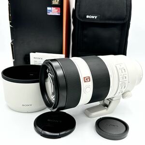 【美品】SONY(ソニー) 望遠ズームレンズ FE 100-400mm F4.5-5.6 GM OSS G Master α[Eマウント]用 純正レンズ SEL100400GM