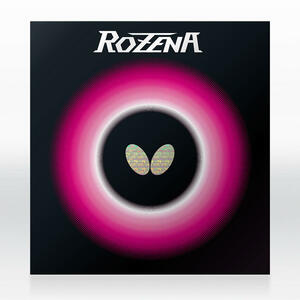 [卓球]ROZENA(ロゼナ) 黒・アツ1.9　Butterfly(バタフライ)