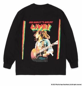 【WACKOMARIA ワコマリア】2023S/S 長袖TシャツL ジャマイカのミュージシャン「ボブ・マーリー」との限定コラボモデル 人気アイテム 映画