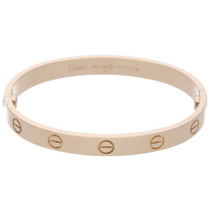 カルティエ LOVE BRACELET/ラブブレス サイズ:16 18PGラブブレスレット 中古 SB01