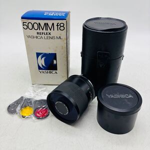 【1円スタート】YASHICA ヤシカ LENS ML REFLEX 500mm F8 Y/Cマウント 望遠単焦点レンズ ミラーレンズ MFレンズ MF一眼レフ用 現状 保管品