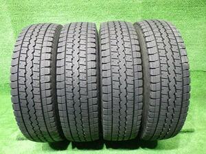 中古 ダンロップ タイヤ 冬 165R13/8PR 4本 2018年 SV01