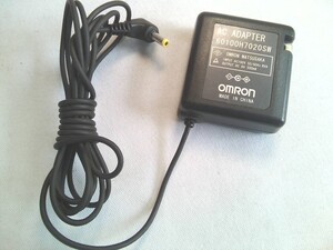 OMRON 血圧計用 ACアダプター 60100H7020SW （6V 500ｍA）★ 動作品