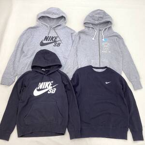 ■ NIKE ナイキ パーカー スウェット 4点 まとめ商品 メンズ レディースMIX ビッグロゴ 中古卸 2.28kg