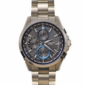 CASIO カシオ OCEANUS オシアナス クラシックライン OCW-T2600-1AJF タフソーラー電波 マルチバンド6 チタン製 メンズ 男性用 腕時計 中古