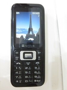 【1円～】Softbank [ソフトバンク] Samsung [サムスン] 携帯電話 [731SC] ブラック 黒 ケータイ 平成レトロ 〇 通電確認済 /ジャンク品扱 3