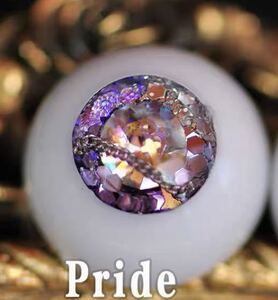 熊本花眼 アクリルレジンアイ bjd ドール 18mm 人形 pride SD