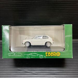 EBBRO HONDA CIVIC HI-DELUXE White 1/43 