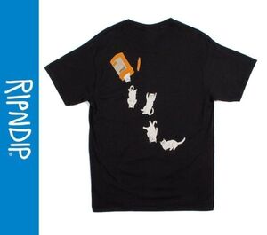 RIPNDIP Tシャツ　NERMAL PILLS TEE ブラック　Sサイズ